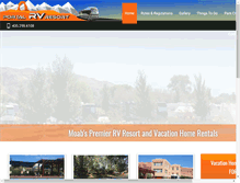 Tablet Screenshot of portalrvresort.com